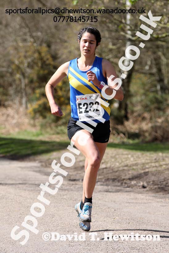 Senior womens English National 6 Stage Road Relay, 2016 English National 12 and 6 Stage Road Relays, Sutton Coldfield, Birmingham. Photo: David T. Hewitson/Sports for All Pics